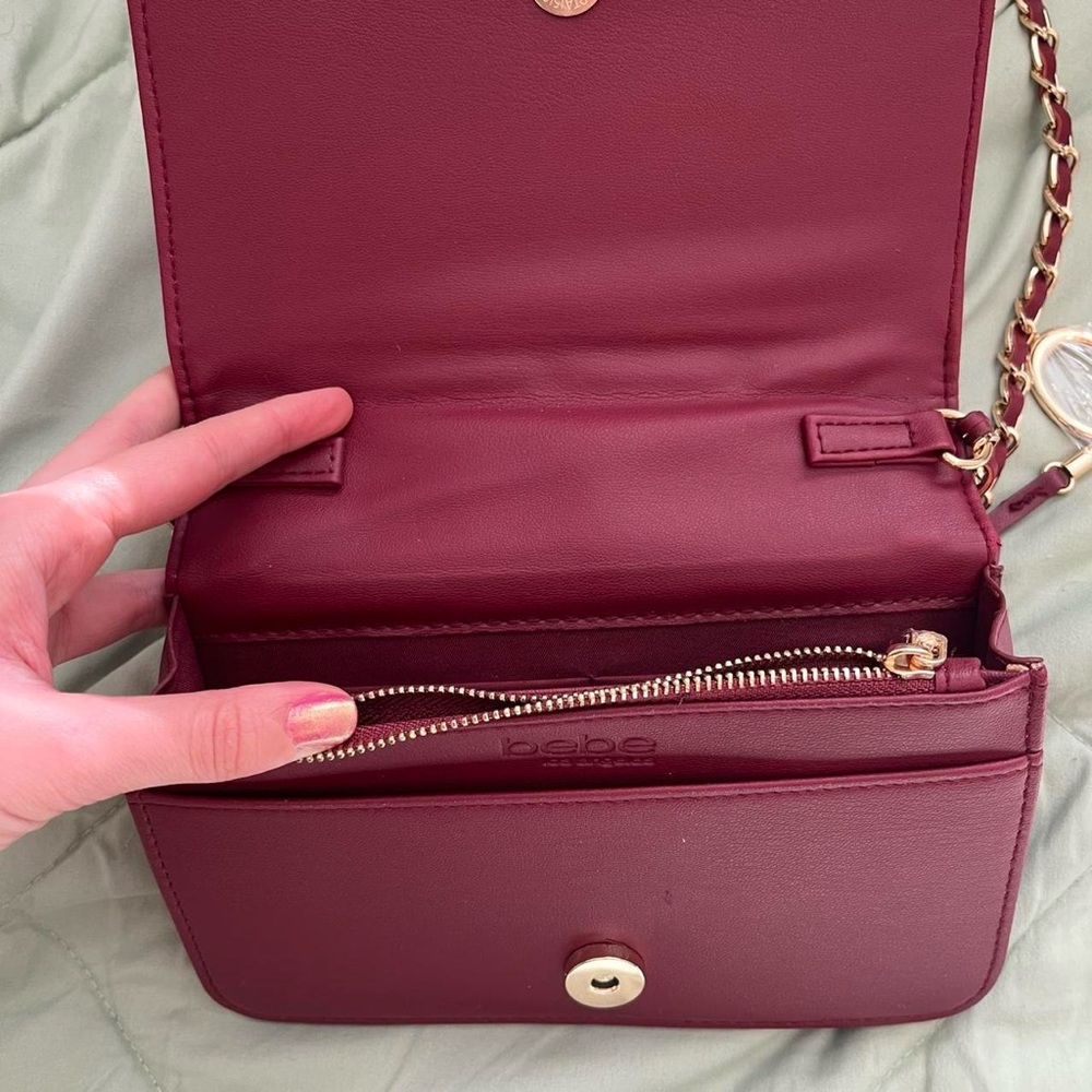 Brand New Burgundy Bebe bag - Picture 3 of 6